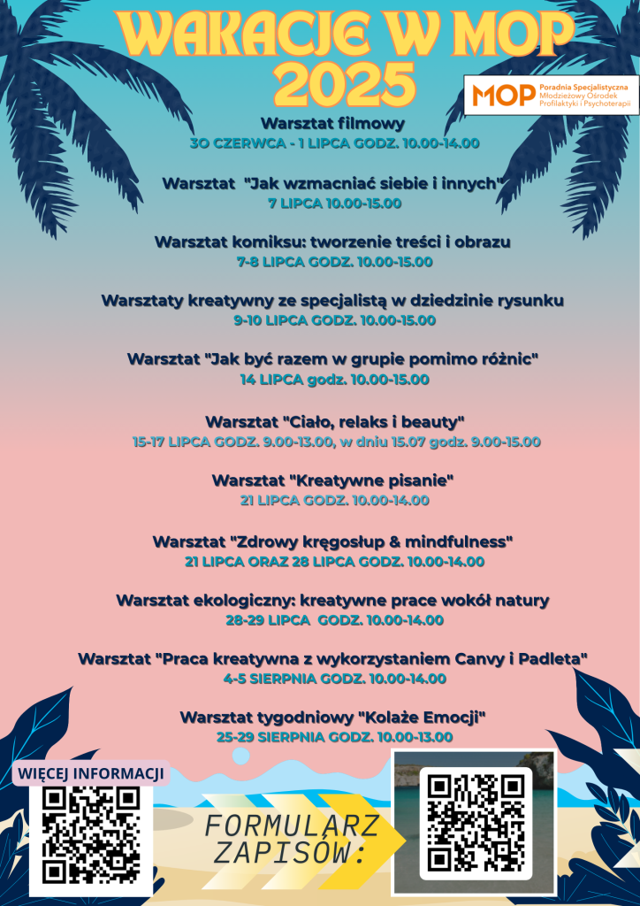 Wakacje w MOP 2025